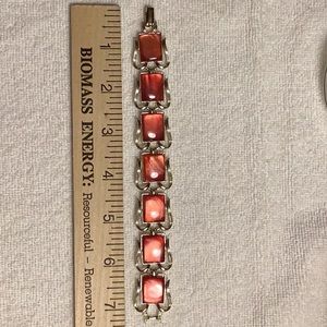 Coro 1950s Thermoset link bracelet